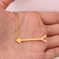 New Fashion Stainless Steel Jewelry Silver Jewelry Female Fishbone Pendant Necklace